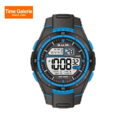 BUM Men BUMWBM04105 Digital Sports Black Silicon Strap Watch BUM Men BUMWBM04105 Digital Sports Black Silicon Strap Watch